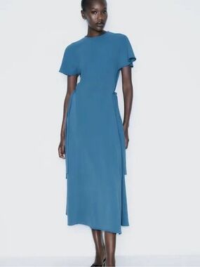 Zara Blue Midi Dresses for Women on Sale up to 90% Off: Poshmark